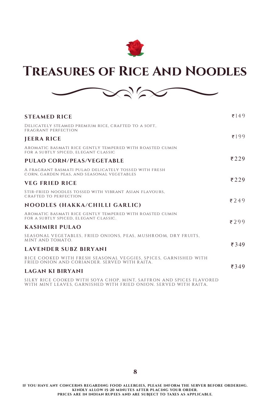 Menu Page 9